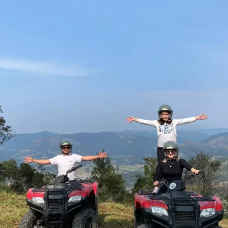 Trilhas na serra catarinense